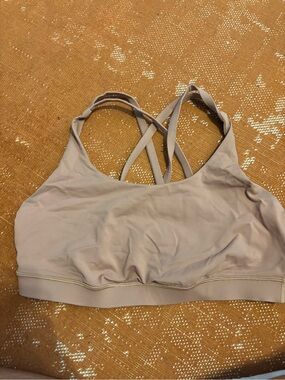 Lululemon Sports Bra in Tan